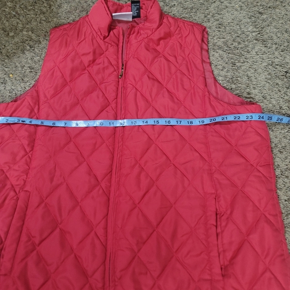 Cg.l.cg Vests Jacket color Red good condition has pockets - Picture 4 of 11